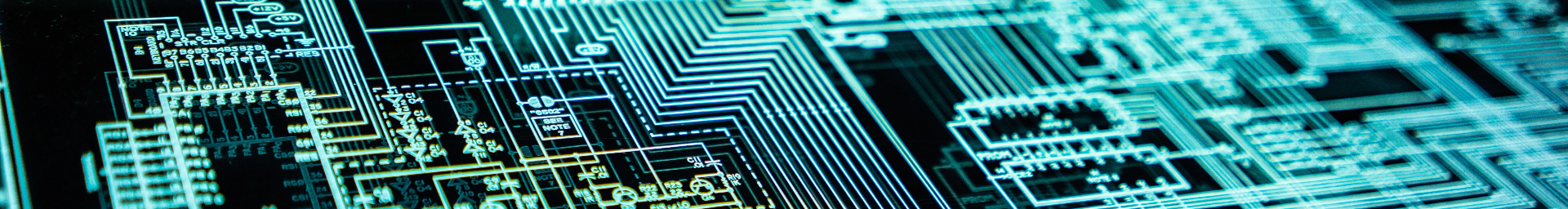 Close up of a digital circuit board.